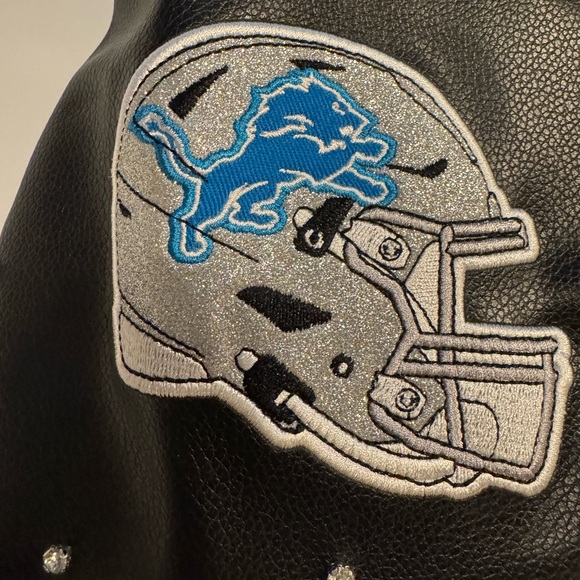 Detroit Lions Women’s Varsity Jacket - Picture 4 of 9